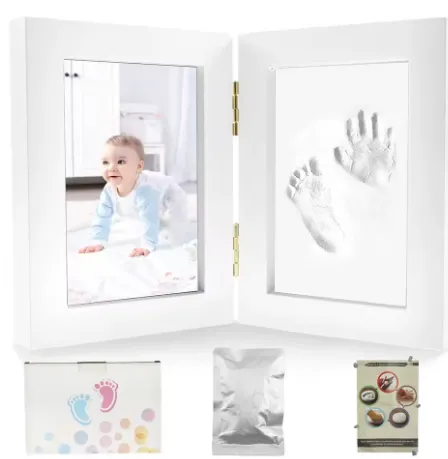 Duo clay impression keepsake frame
